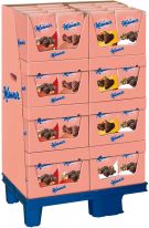 Manner Schnitten & Herzen schokoliertes 4 sort, Display, 80pcs