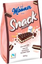 Manner Snack Minis Milch Schoko Waffeln 300g, 5pcs