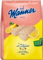 Manner Zitrone Schnitten 400g, 5pcs