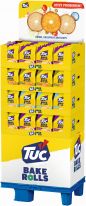 Mondelez TUC Bake Rolls 150g 3 sort, Display, 84pcs