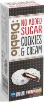 :Diablo No Added Sugar White Chocolate Cookies & Cream 128g