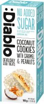 :Diablo No Added Sugar Coconut Cookies with Caramel and Peanuts 100g