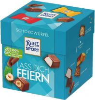 Ritter Sport Schokowürfel Lass Dich Feiern 176g, 4pcs