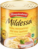 Hengstenberg Mildessa Weinsauerkraut Mild Wine Sauerkraut 72 Portionen 10200ml