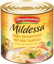 Hengstenberg Mildessa Mildes Weinsauerkraut Mild Wine Sauerkraut 2650ml