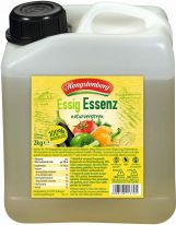 Hengstenberg Essigessenz aus Branntweinessig, 20% Säure, naturvergoren, vegan 2000ml