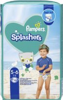 Pampers Splashers Gr.5-6 Tragepack - Vorder- und Rückseite