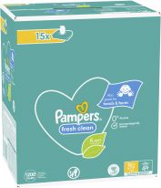 Pampers Feuchte Tücher Fresh Clean ECom 15x80pcs