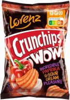 Lorenz Crunchips WOW Paprika 110g
