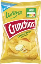 Lorenz Crunchips Cheese & Onion 150g, 10pcs