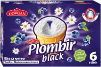 Plombir Eiscreme Black 6x120ml