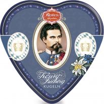Reber - König Ludwig Kugel Herzdose 60g