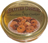 Danish Buttercookies Chocolate Chip Cookies(gold) 500g