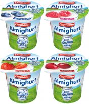 Ehrmann Almighurt Himbeer/Erdbeer/Heidelbeer/Kirsch 150g, 20pcs