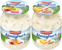 Ehrmann Almighurt Obstalat/Bircher Müsli 500g, 6pcs