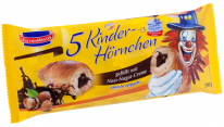 Kuchenmeister Kinderhörnchen 5er Nuss-Nugat-Cremefüllung 240g