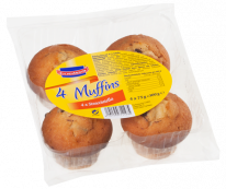 Kuchenmeister Stracciatella Muffins 4er 300g