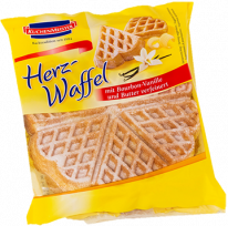 Kuchenmeister Herzwaffeln Bourbon Vanille 165g