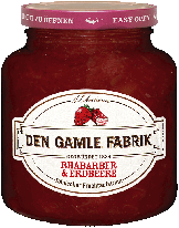 Den Gamle Fabrik Rhabarber/Erdbeer Fruchtaufstrich 380g