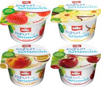 Müller Fettarmer Joghurt Mit Der Buttermilch Sortierung, 20pcs