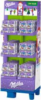 Mondelez Christmas - Milka Snow Balls Mix 112g, Display, 120pcs