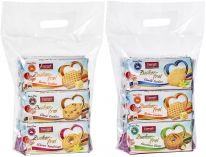 Coppenrath Feingebäck Zuckerfrei 5-fach sortierte Tragetasche 6 x 200g