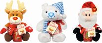Windel Singende und blinkende Plüschfiguren 75g, 6pcs