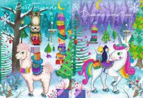Windel Einhorn und Lama Adventskalender 75g, 64pcs