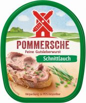 Rügenwalder Mühle Pommersche Gutsleberwurst mit Schnittlauch 125g
