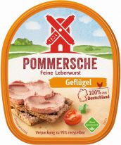 Rügenwalder Mühle Pommersche feine Geflügelleberwurst 125g