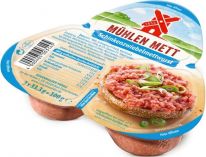 Rügenwalder Mühlen Mett Schinken-Zwiebelmettwurst 100g