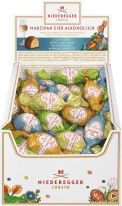 Niederegger Easter Marzipan Eier Variationen, alkoholisch, 4 sort, lose im Verkaufskarton 12.5g