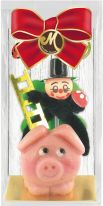 Odenwälder Marzipan Christmas Schwein m. Chen-Kaminkehrer im Beutel 30g
