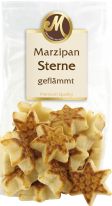 Odenwälder Marzipan Christmas Marzipan Wintersterne abgeflämmt im Beutel 200g