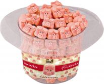 Odenwälder Marzipan Christmas Schweine im Zylinder i. C. 18g