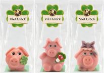 Odenwälder Marzipan Christmas Schweinesortiment im Beutel 50g
