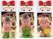 Odenwälder Marzipan Christmas Neujahrssortiment im Beutel 50g