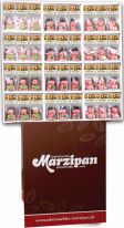 Odenwälder Marzipan Christmas Silvesterfiguren Bodenaufsteller 50g, Display, 144pcs