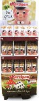 Odenwälder Marzipan Christmas Schwein Beppi mit Jahreszahl 100g, Display, 108pcs