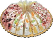 Sweets for my sweet Weißer Nougat Torte - Früchte 20 Stücke á 165g