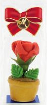Odenwälder Marzipan Rose im Blumentopf im Beutel 70g