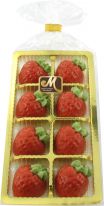 Odenwälder Marzipan Erdbeerrelief im Schlbtl. 100g