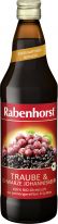 Rabenhorst Traube & Schwarze Johannisbeere Bio 700ml
