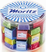 Moritz Eiskonfekt Würfel Klarsichtdose 400g