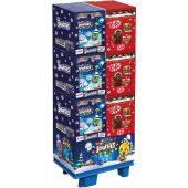 Nestle Christmas Smarties/Kitkat Adventskalender 2 sort, Display, 60pcs