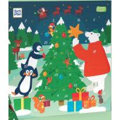 Ritter Sport Christmas Quadrat-Adventskalender 347g, 8pcs