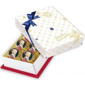 Reber Christmas - Constanze Mozart-Kugel 6er-Packung Weihnachtsfolie 120g