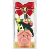 Odenwälder Marzipan Christmas Schwein m. Chen-Kaminkehrer im Beutel 30g