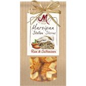 Odenwälder Marzipan Christmas Stollen Marzipan Sternen mit Rum & Sultaninen im Beutel 150g