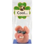 Odenwälder Marzipan Christmas Schwein ¨Cool¨ im Beutel 50g